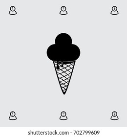 Ice cream vector icon
