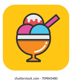 Ice Cream Vector Icon