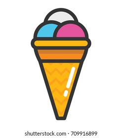 Ice Cream Vector Icon
