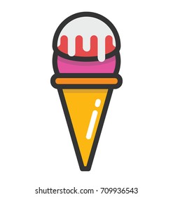 Ice Cream Vector Icon