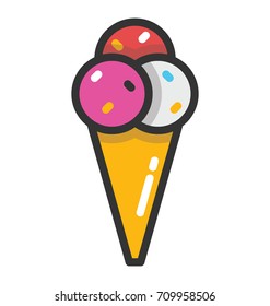 Ice Cream Vector Icon