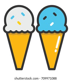 Ice Cream Vector Icon