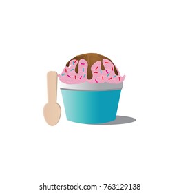 ice cream vector icon