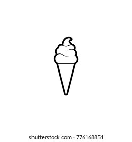 Ice cream vector icon