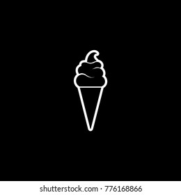 Ice cream vector icon