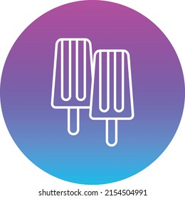 Icono vectorial Ice Cream. Se puede usar para imprimir, móviles y aplicaciones web.