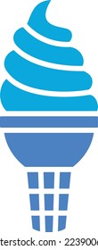Ice Cream vector icon. Can be used for printing, mobile and web applications.