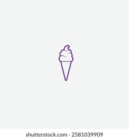 Ice Cream vector Icon can