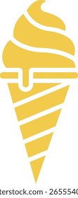 Ícone vetorial do Ice Cream. Pode ser usado para impressão, aplicativos móveis e da Web.