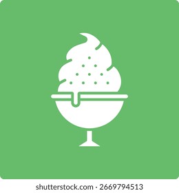 Ícone vetorial do Ice Cream. Pode ser usado para impressão, aplicativos móveis e da Web.