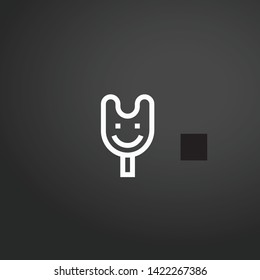 Ice Cream vector icon. Ice Cream concept stroke symbol design. Thin graphic elements vector illustration, outline pattern for your web site design, logo, UI. EPS 10.