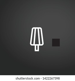 Ice Cream vector icon. Ice Cream concept stroke symbol design. Thin graphic elements vector illustration, outline pattern for your web site design, logo, UI. EPS 10.