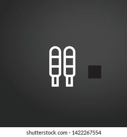 Ice Cream vector icon. Ice Cream concept stroke symbol design. Thin graphic elements vector illustration, outline pattern for your web site design, logo, UI. EPS 10.