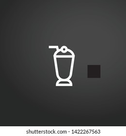 Ice Cream vector icon. Ice Cream concept stroke symbol design. Thin graphic elements vector illustration, outline pattern for your web site design, logo, UI. EPS 10.