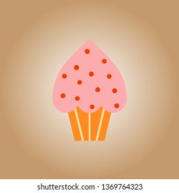 Ice Cream vector icon design
