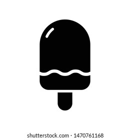 Ice Cream Vector Icon Design Template