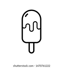 Ice Cream Vector Icon Design Template