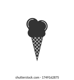 Ice Cream Vector Icon Design