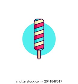 Ice Cream Vector icon design illustration Template