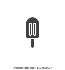 Ice cream vector icon. filled flat sign for mobile concept and web design. Popsicle simple solid icon. Symbol, logo illustration. Pixel perfect vector graphics