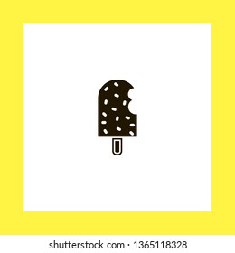 ice cream vector icon. flat design