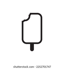 Ice Cream vector icon. Ice-cream flat sign design. Ice cream symbol pictogram