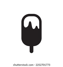 Ice Cream vector icon. Ice-cream flat sign design. Ice cream symbol pictogram