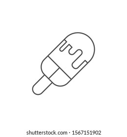Ice cream vector icon. Ice cream vector illustration
