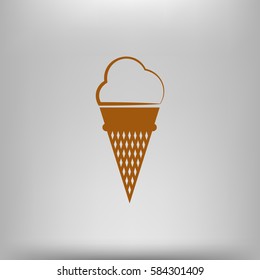 ice cream vector icon illustration