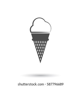 ice cream vector icon illustration