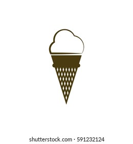 ice cream vector icon illustration