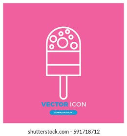 ice cream vector icon illustration