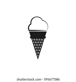 ice cream vector icon illustration