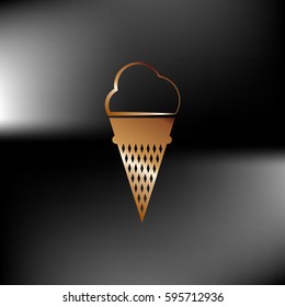 ice cream vector icon illustration