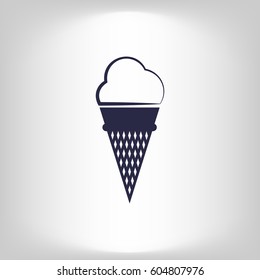 ice cream vector icon illustration