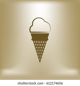ice cream vector icon illustration