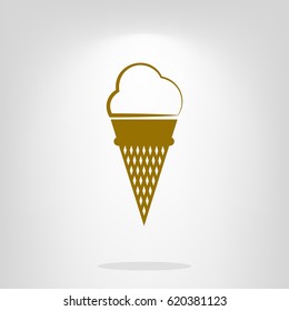 ice cream vector icon illustration