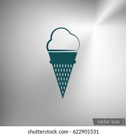 ice cream vector icon illustration