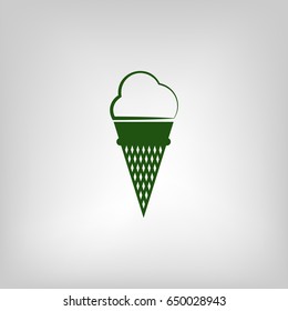 ice cream vector icon illustration