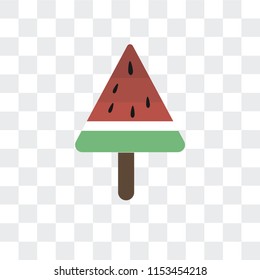 Ice cream vector icon isolated on transparent background, Ice cream logo concept