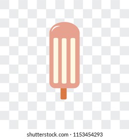 Ice cream vector icon isolated on transparent background, Ice cream logo concept