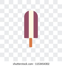 Ice cream vector icon isolated on transparent background, Ice cream logo concept