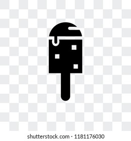 Ice cream vector icon isolated on transparent background, Ice cream logo concept