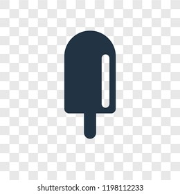 Ice Cream vector icon isolated on transparent background, Ice Cream transparency logo concept