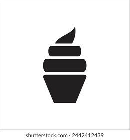 ice cream vector icon line template