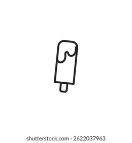 ice cream vector icon, ice cream outline icon