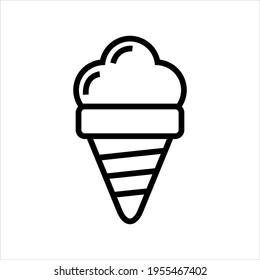 Eis-Creme-Vektorsymbol