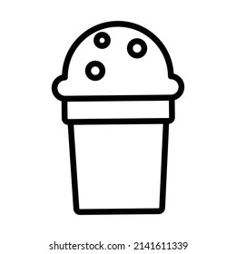 ice cream Vector icon which is suitable for commercial work and easily modify or edit it