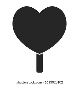 Ice cream vector icon.Black vector icon isolated on white background ice cream .
