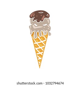 Ice Cream Vector Illustration